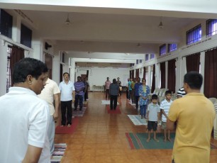 Yoga day on 21-7-15
