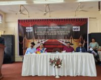 7. Chief Guest of the function Shri. Stephen Fernandes, Chief Electrical Engineer enlightning the parents, students and staff. Appreaciting the Institute and Teachers.